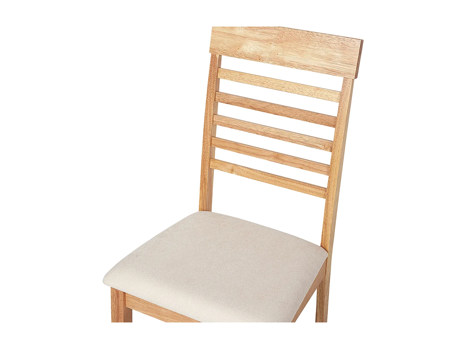 Set van 2 eetkamerstoelen ORTLEY Hout Lichte houtkleur