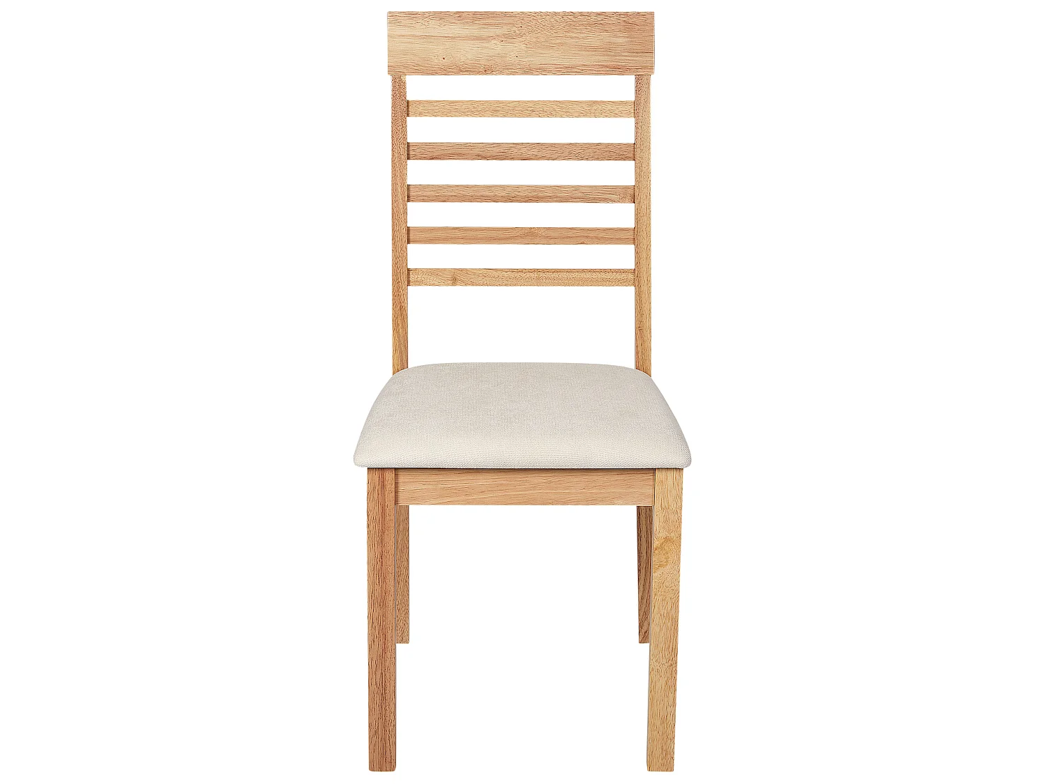 Lot de 2 chaises de salle à manger ORTLEY Bois Marron clair