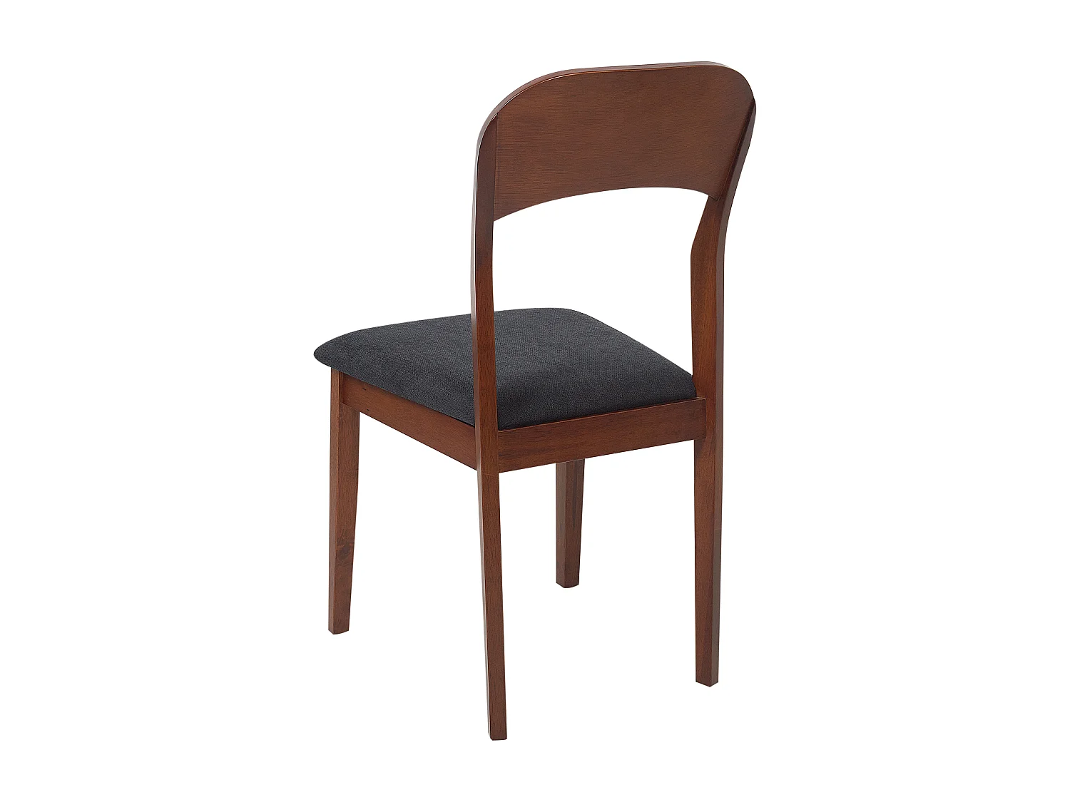 Lot de 2 chaises de salle à manger ALVIN Bois Marron foncé