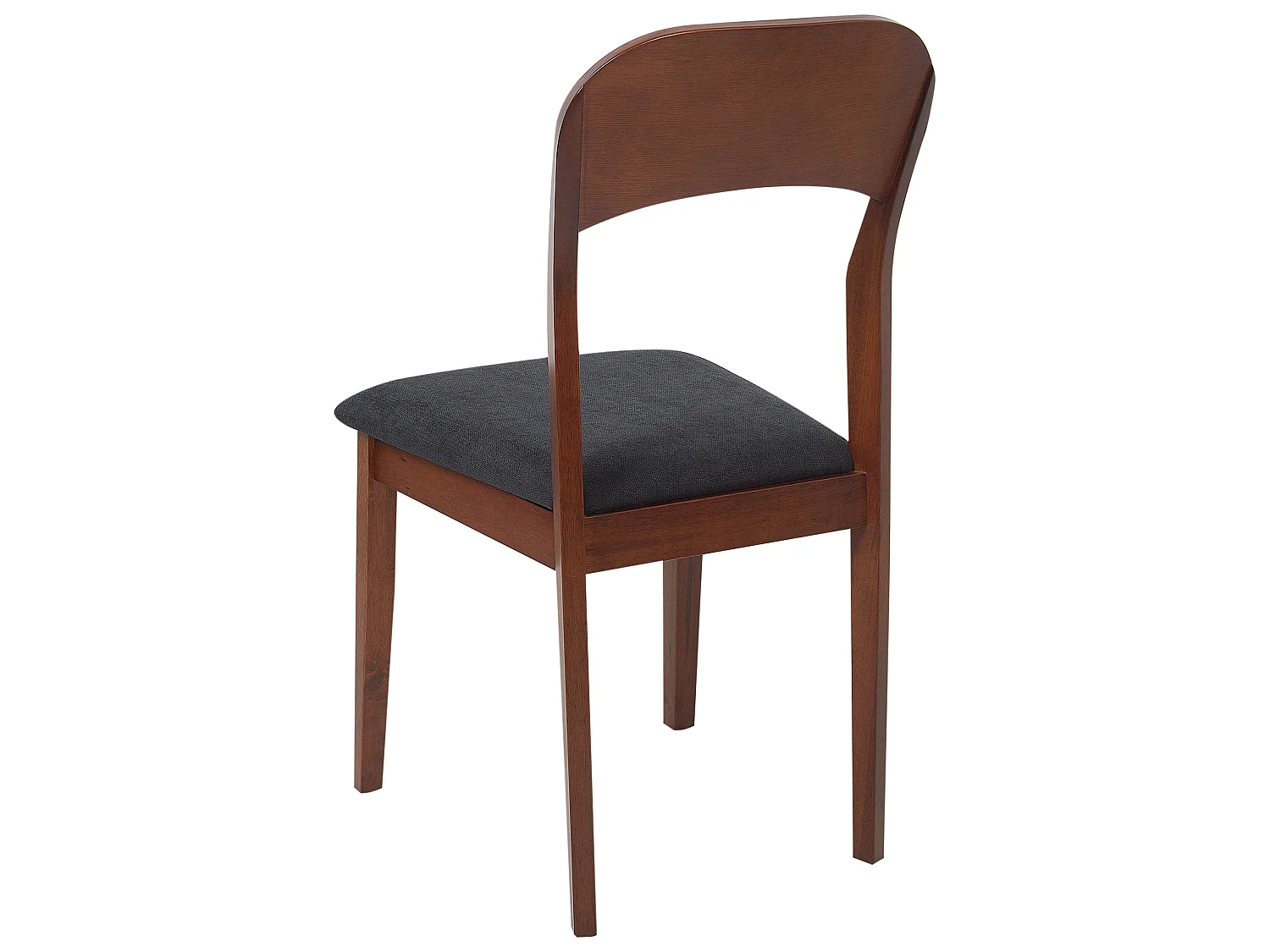 Set van 2 eetkamerstoelen ALVIN Hout Donkerbruin