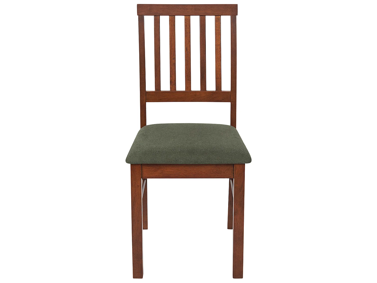 Lot de 2 chaises de salle à manger ORONO Bois Marron foncé