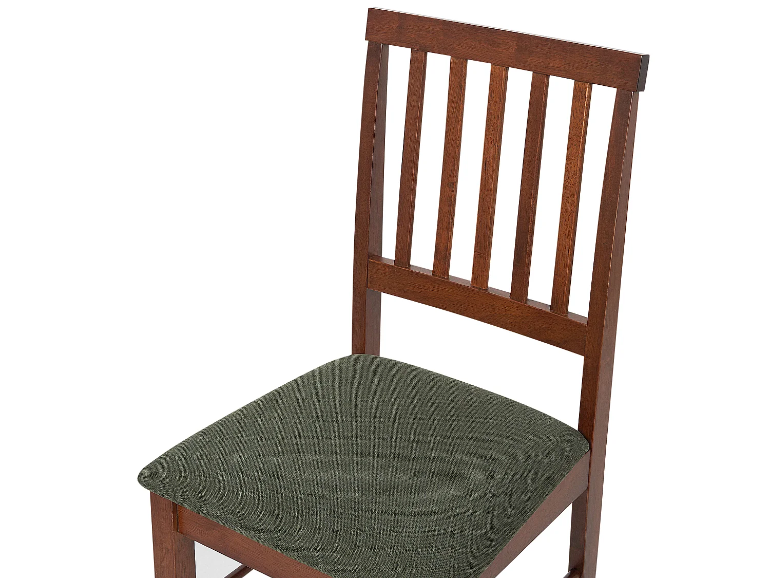 Lot de 2 chaises de salle à manger ORONO Bois Marron foncé