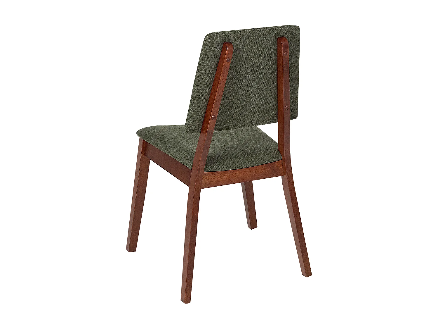 Lot de 2 chaises de salle à manger MERRILL Bois Vert foncé
