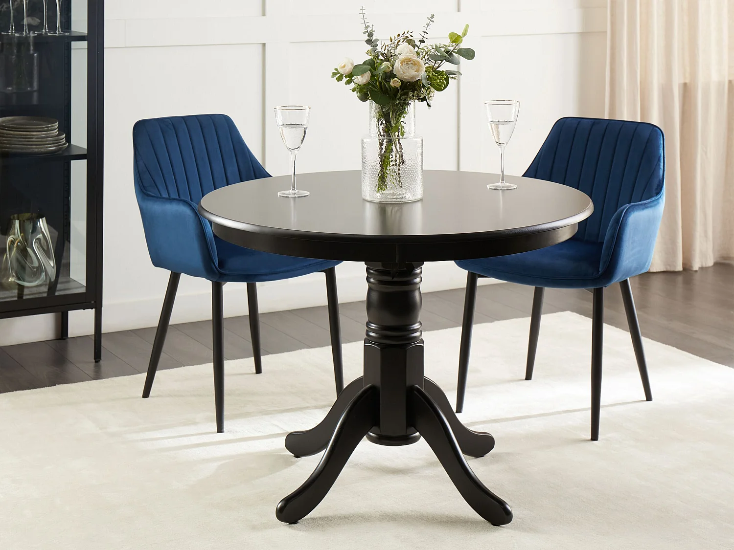 Table de repas AKRON Noir 100 cm 100 cm