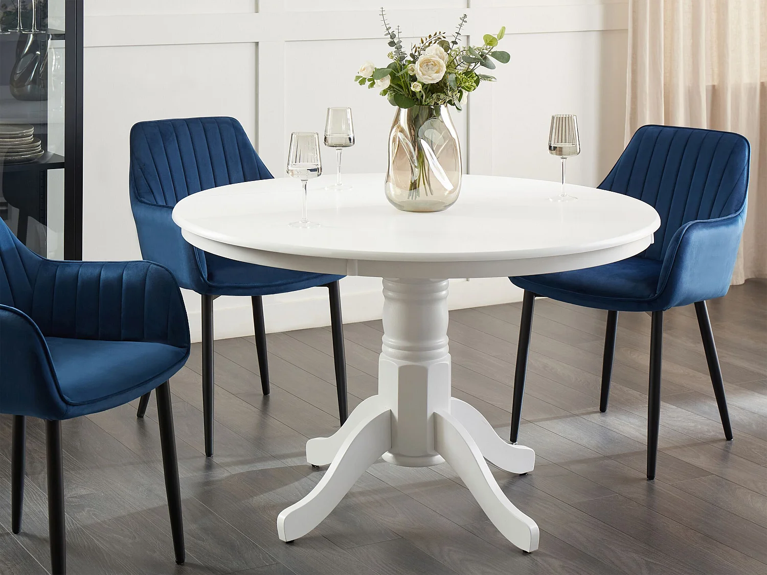 Mesa de comedor AKRON Blanco 120 cm 120 cm