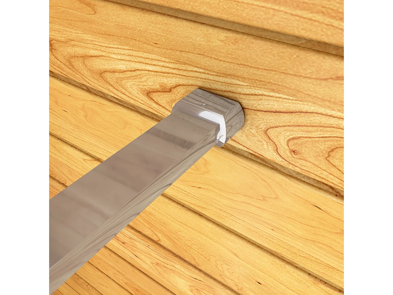 90x190cm Box Doccia Walk In Parete Fissa in Vetro Temperato 6 mm Anticalcare Multi Fasce Satinate Opache con Barra Stabilizzatrice 90cm Cromo Lucido