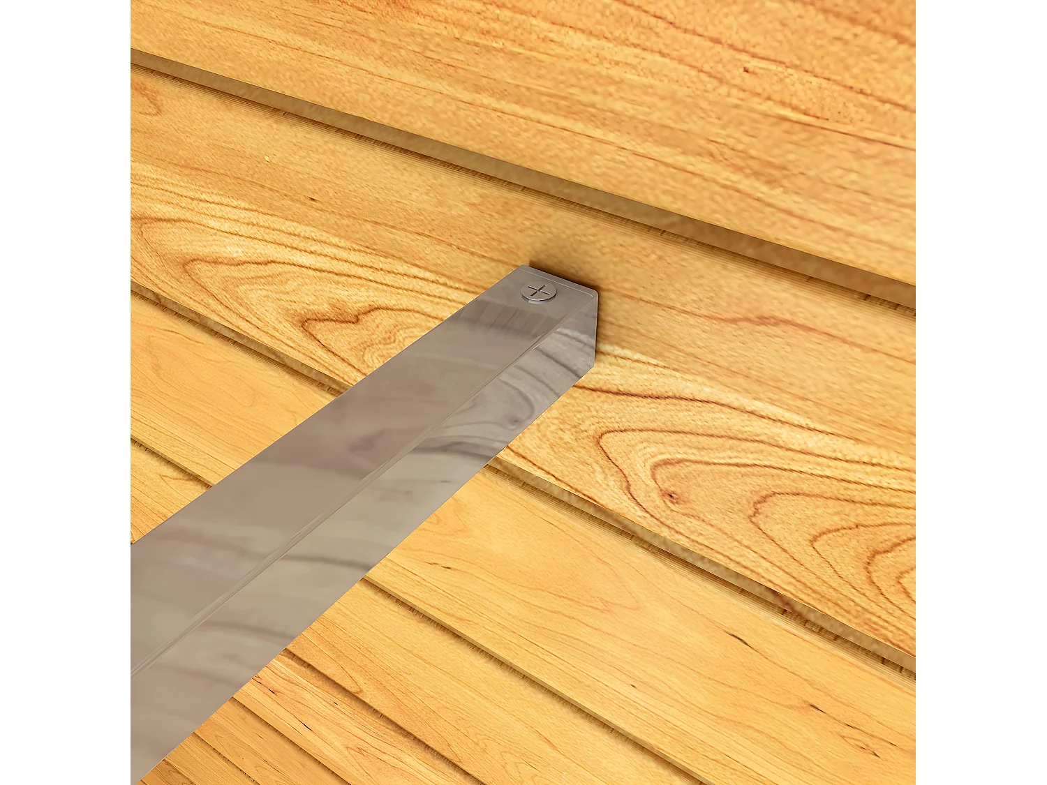 Box Doccia Walk In 110x190cm Parete Fissa in Vetro Temperato 6mm Anticalcare Multi Fasce Satinate Opache con Barra Stabilizzatrice 90cm Cromo Lucido