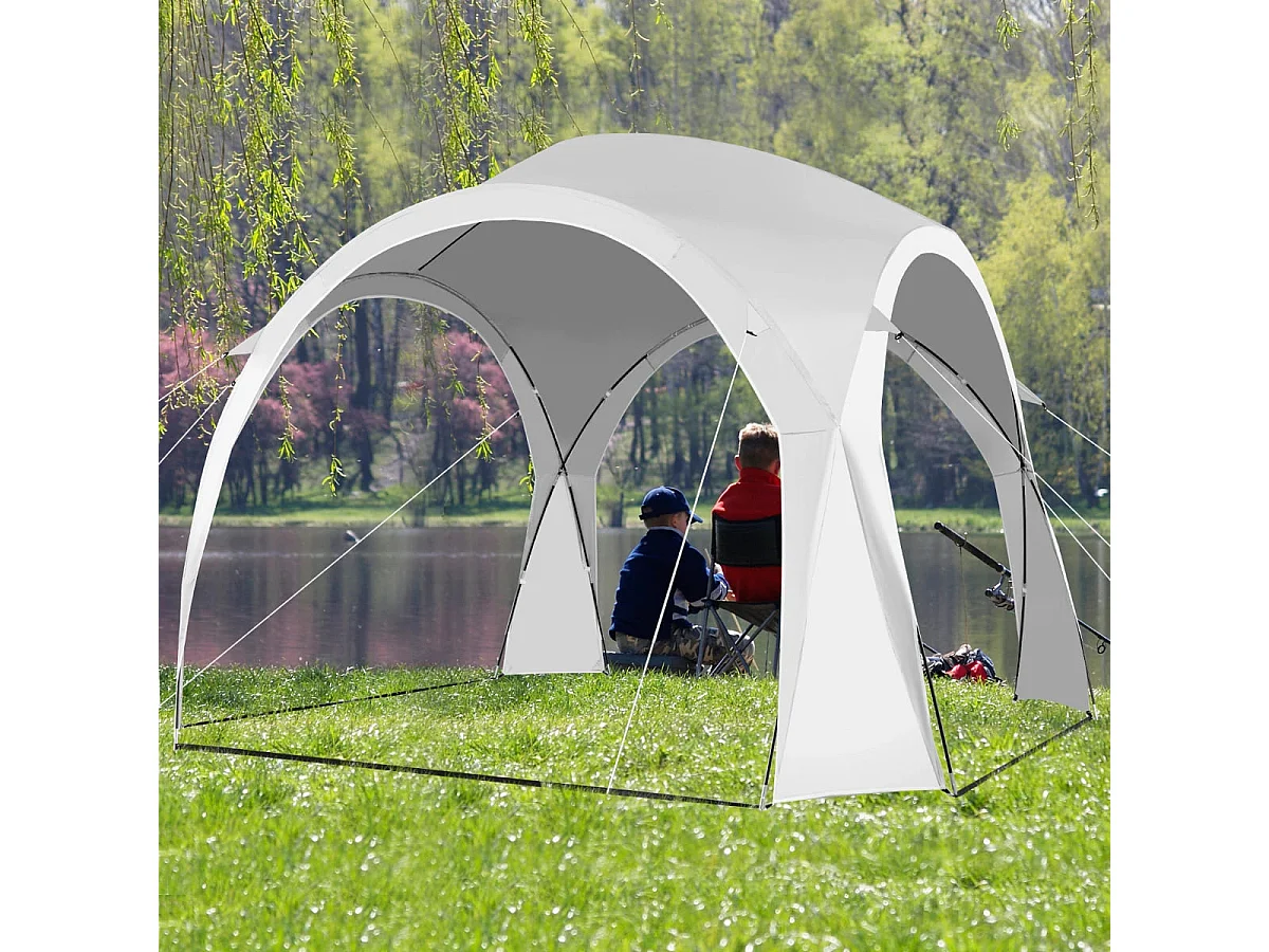 Zelt, Pavillon, Überdachung für 6–8 Personen, 327 × 327 × 270 cm