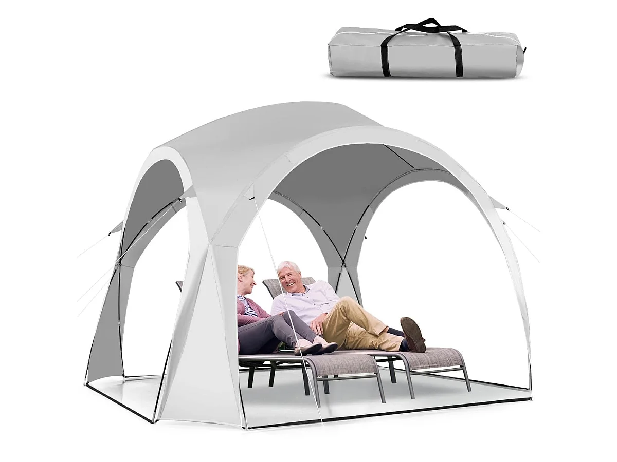 Zelt, Pavillon, Überdachung für 6–8 Personen, 327 × 327 × 270 cm