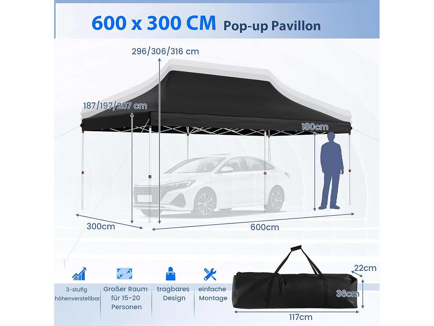 Faltpavillon ZB33682