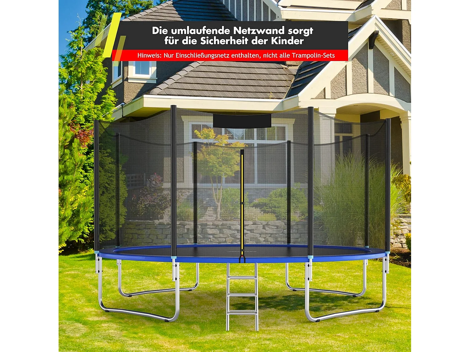 Ø305cm Trampolin Sicherheitsnetz