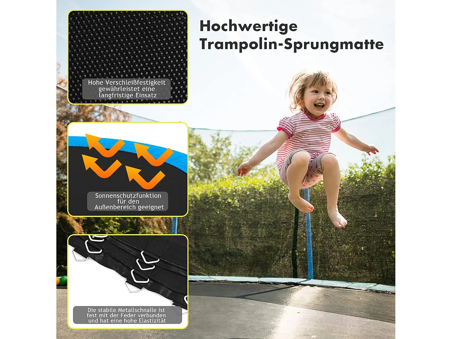 φ366cm PP Sprungtuch Trampolin