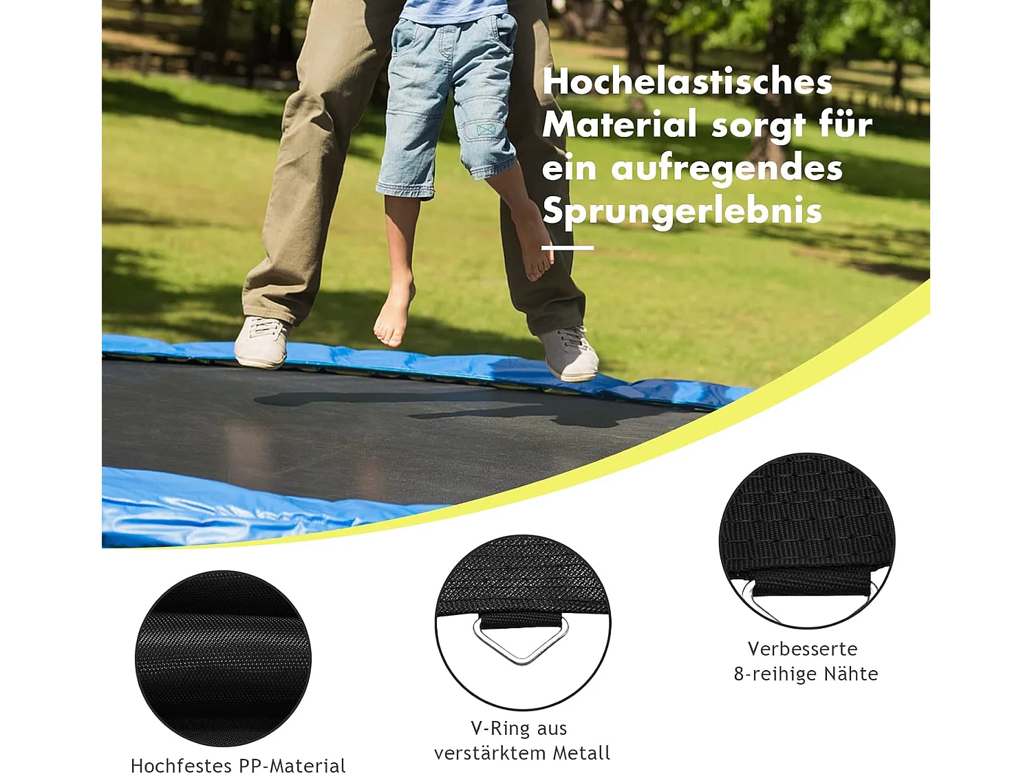 φ366cm PP Sprungtuch Trampolin