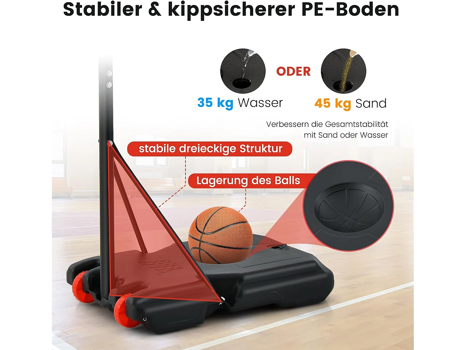 Basketballständer EB50296