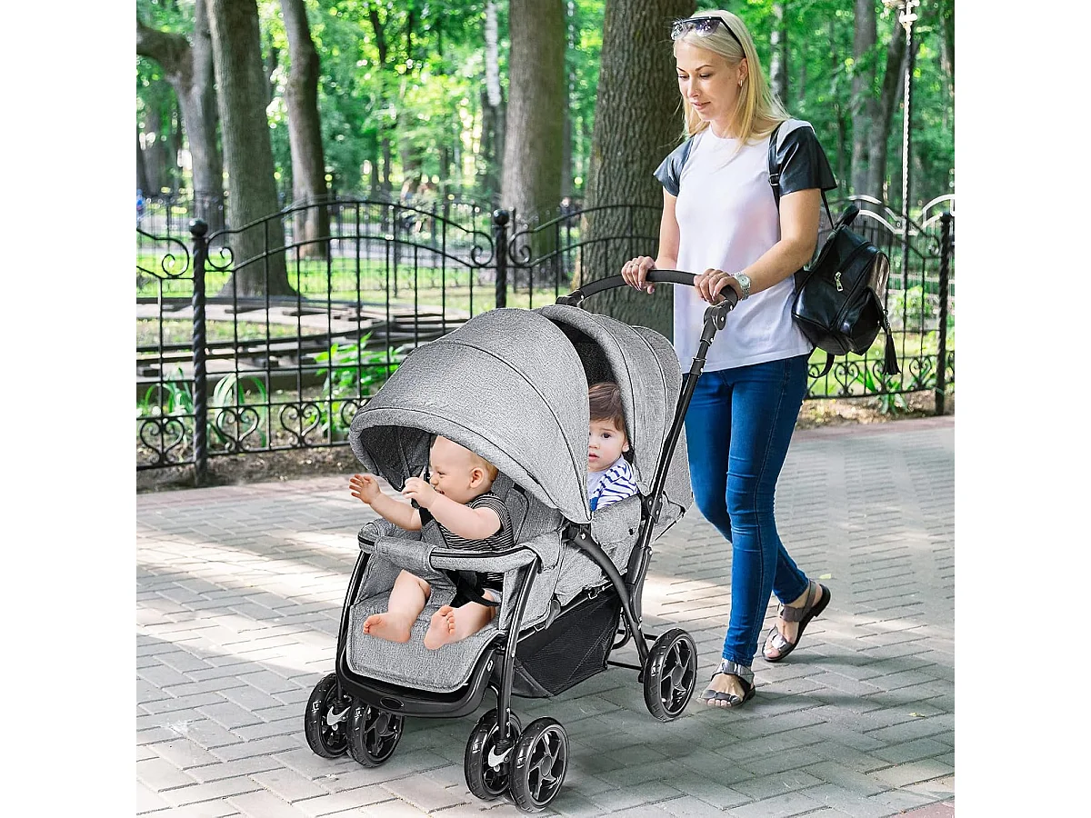 Geschwisterwagen klappbar Zwillingswagen