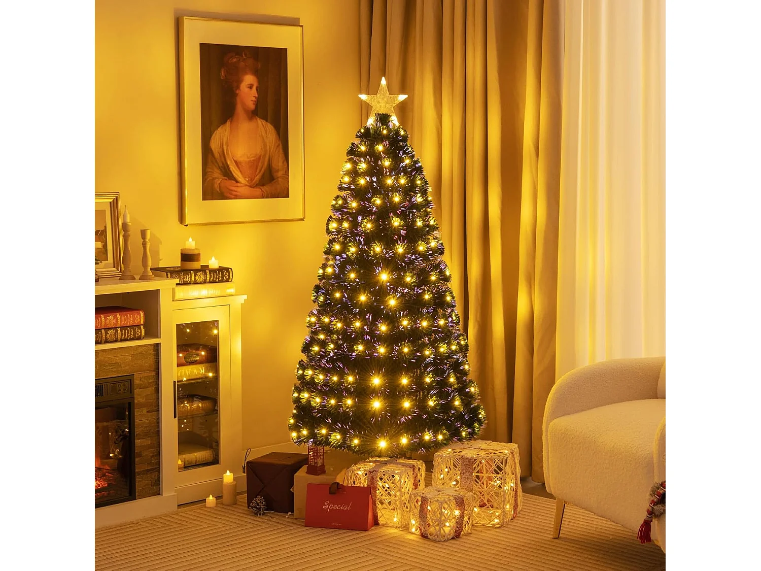 Tannenbaum mit 8 Beleuchtungsmodi OY46657PQDE