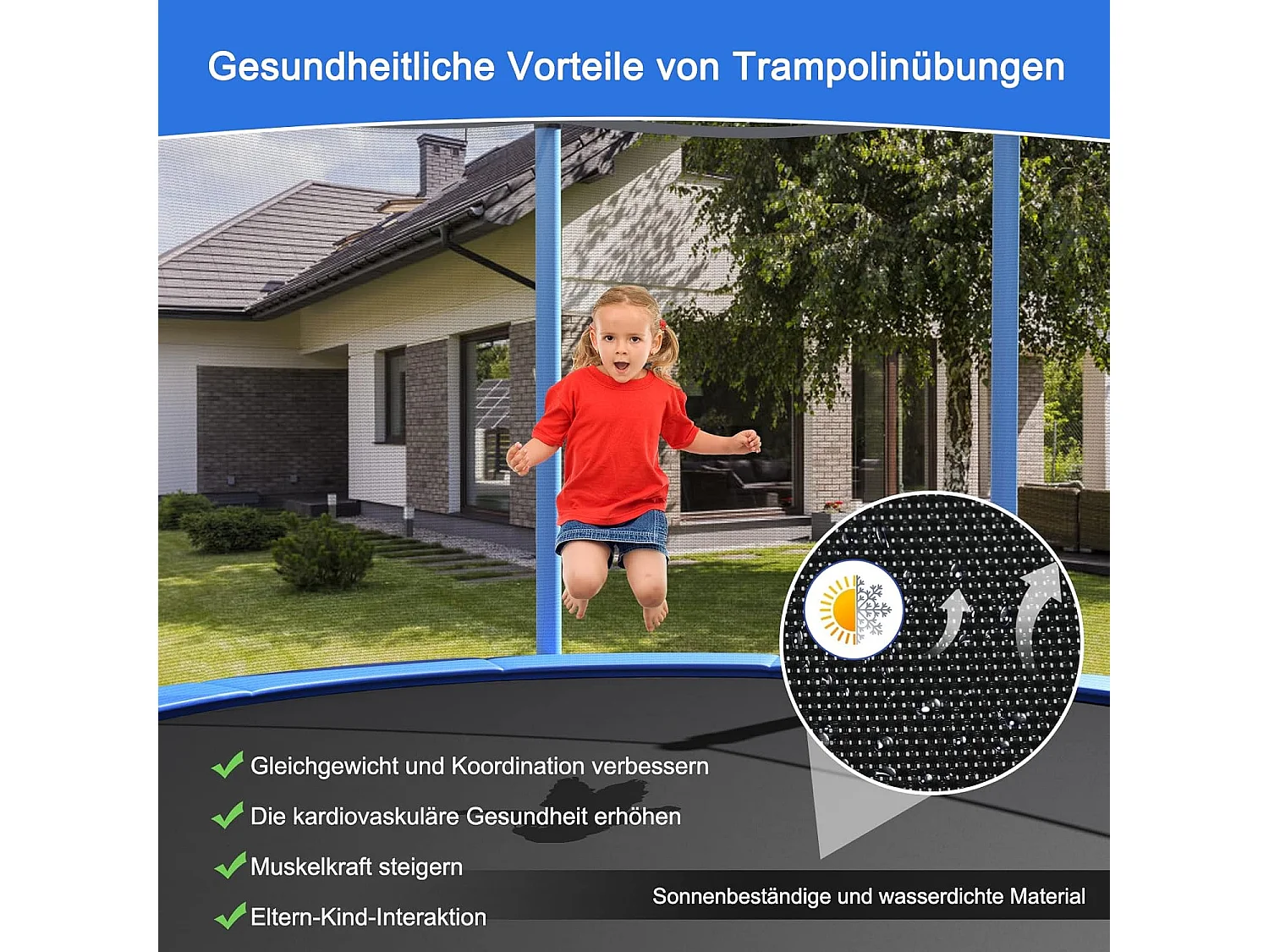 φ244cm Trampolin Outdoor