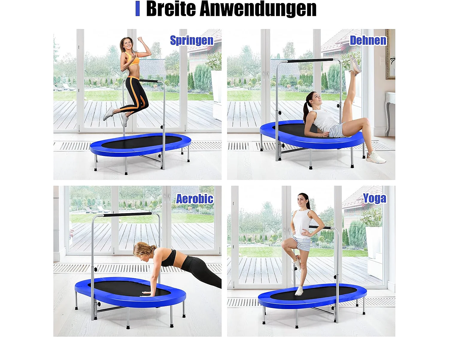 2 Personen Trampolin