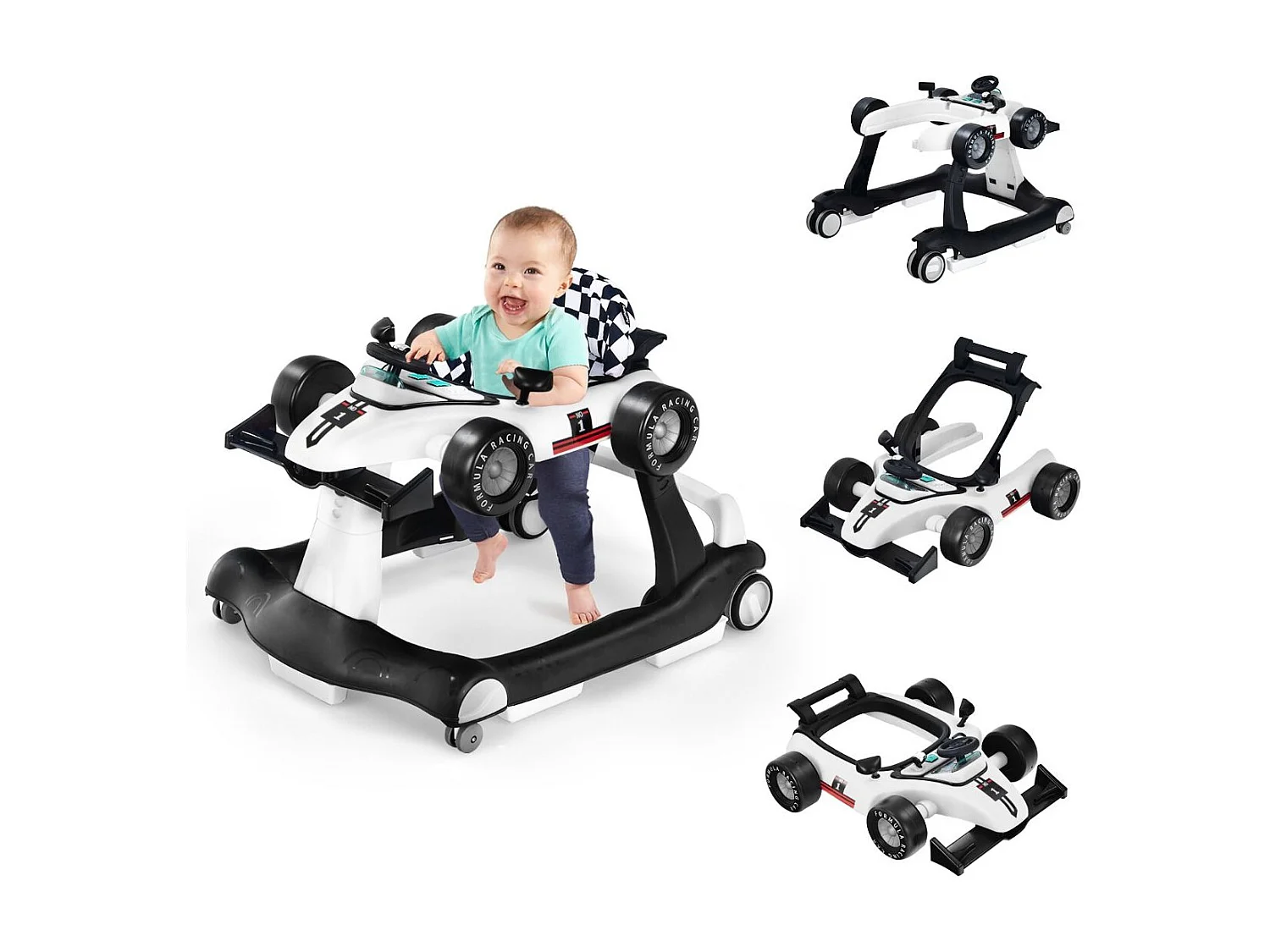 4-in-1 Höhenverstellbare Lauflernhilfe Rider