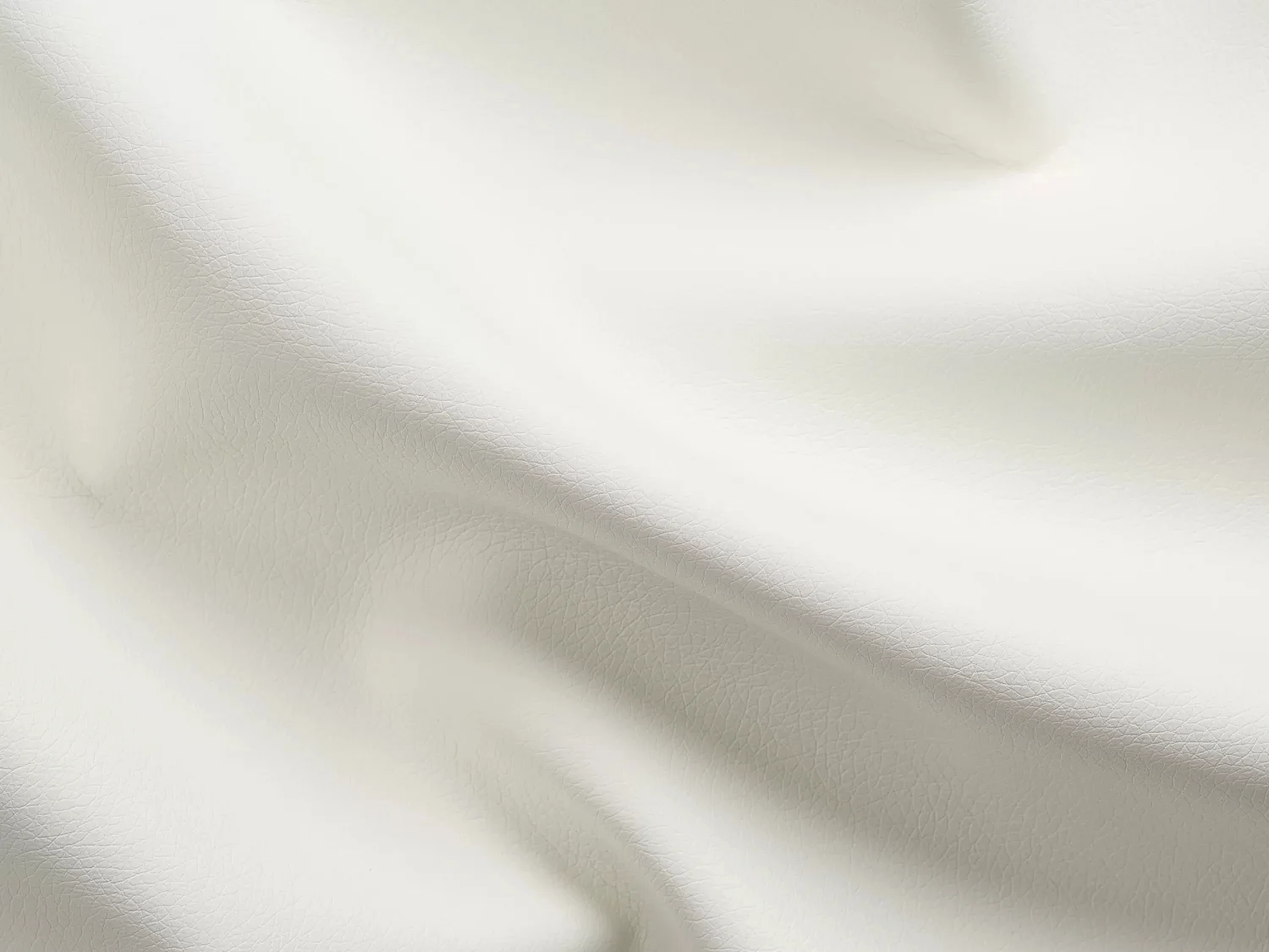 Sofá cama de 3 plazas de apertura rápida de cuero de búfalo blanco - Cama 140 cm - Colchón con memoria de forma 22 cm - VIZIR