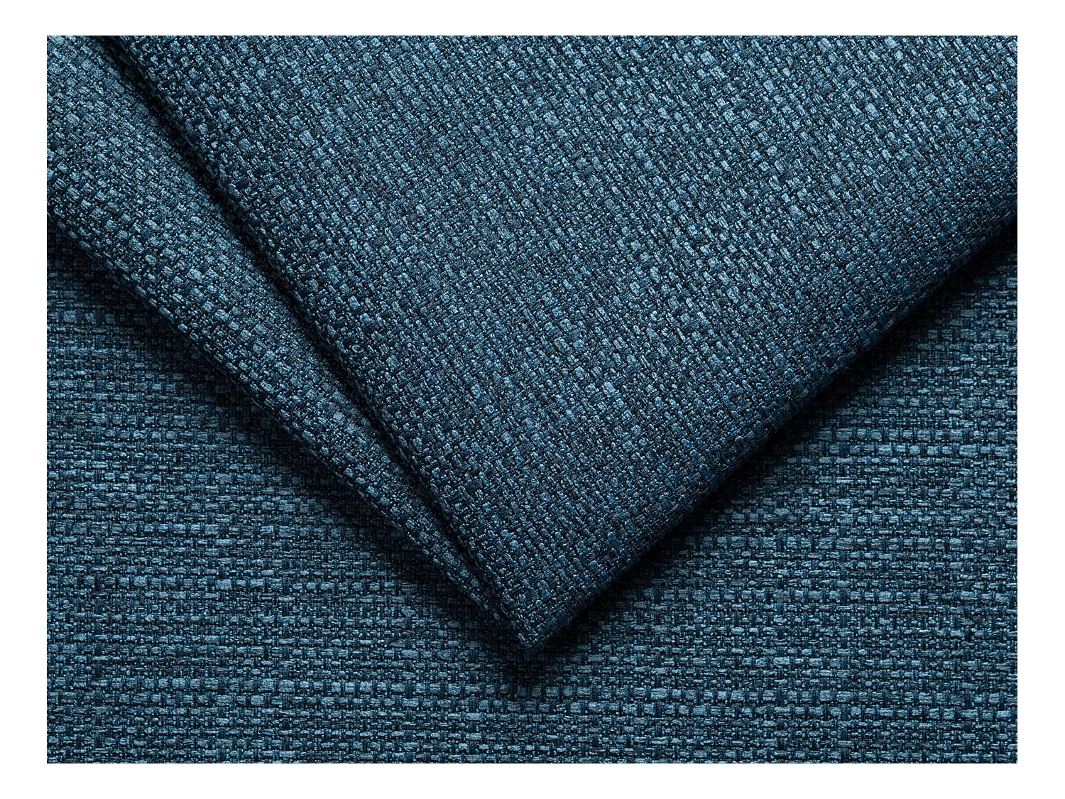 Schlafsessel mit Matratze - Liegefläche 70 cm - Matratze 14 cm - Stoff - Blau - VIZIR