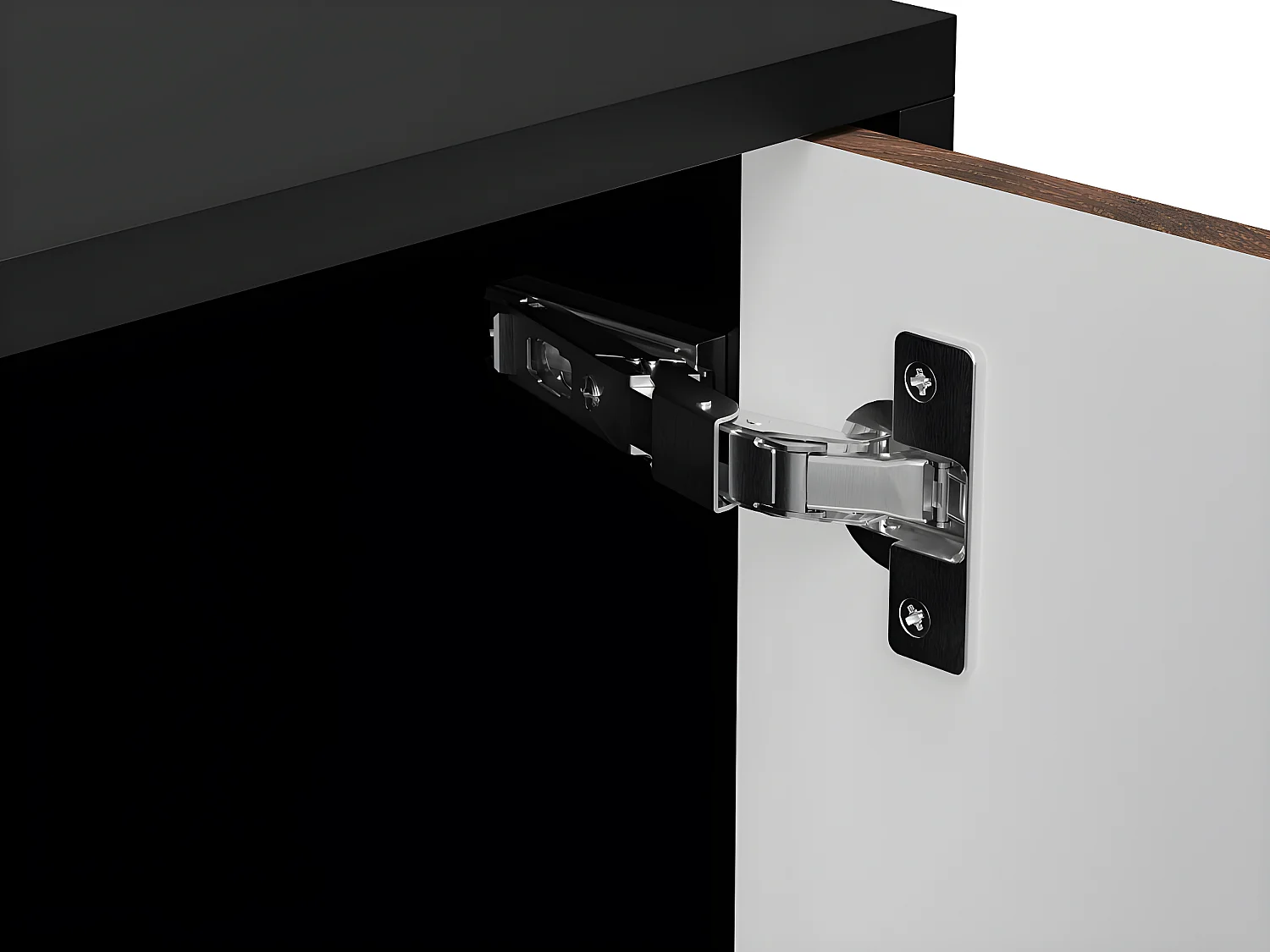 Étagère Flosoru 107, Fermé|Avec des portes, MDF|Stratifié|Verre trempé, 182x53x40cm