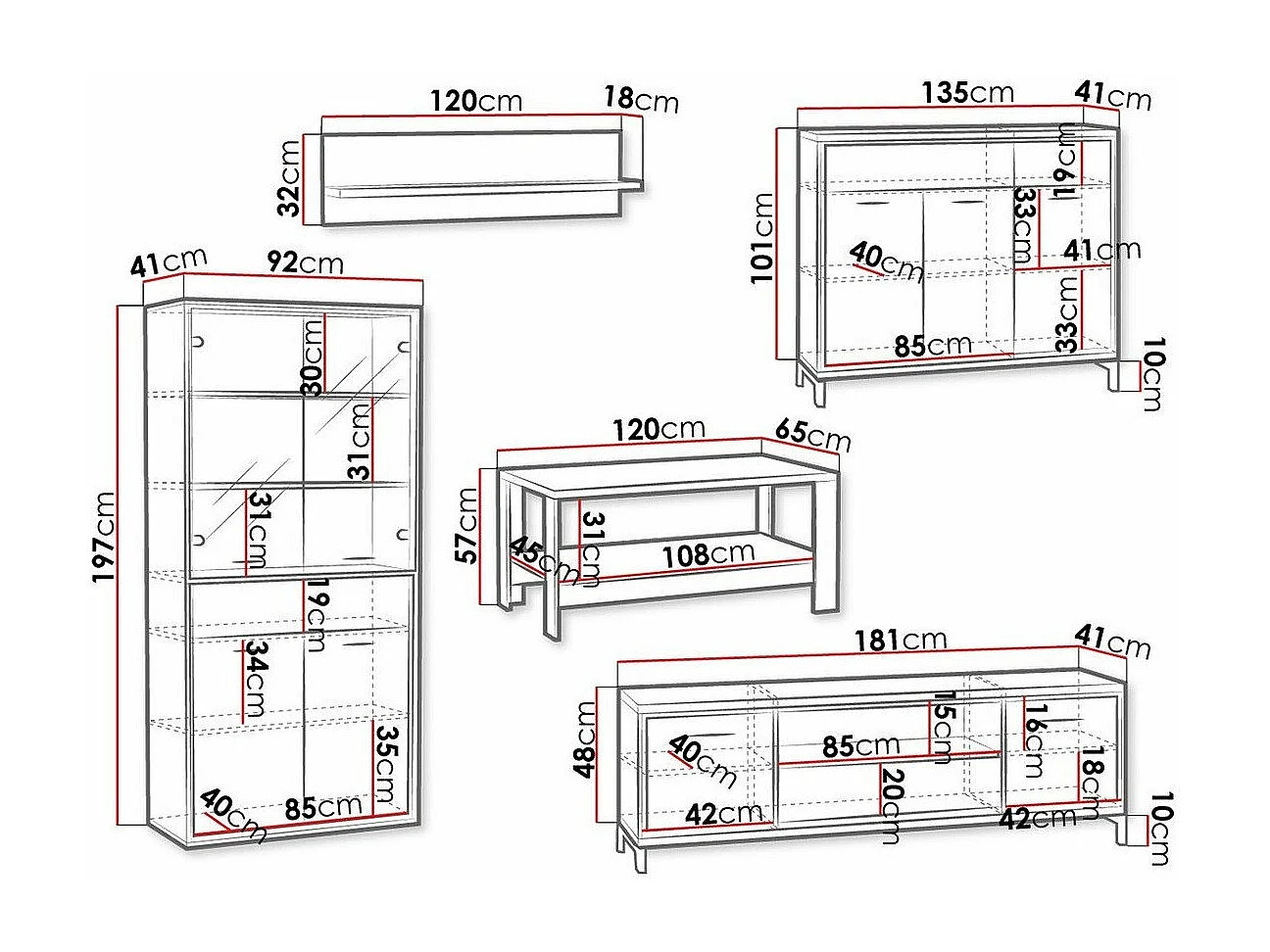 Ensemble de salon Etrmoni 118