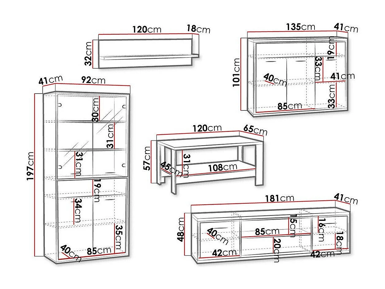 Ensemble de salon Etrmoni 118