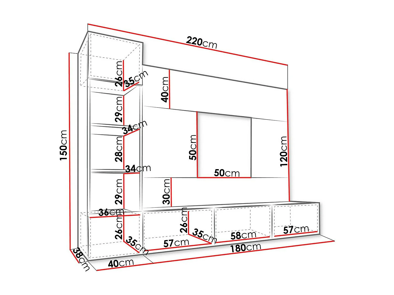 Conjunto para sala de estar Comfivo 369