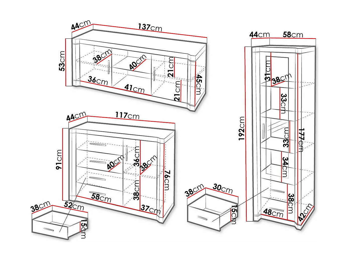 Ensemble de salon Lorelie 122