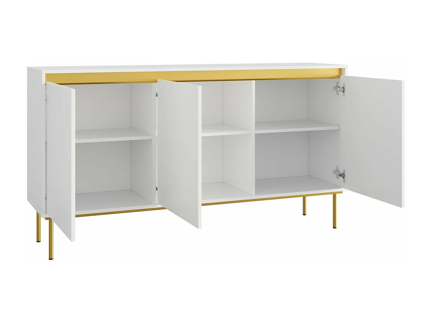 Armário Comfivo AA100, Placa de aglomerado laminado, 86x160x40cm