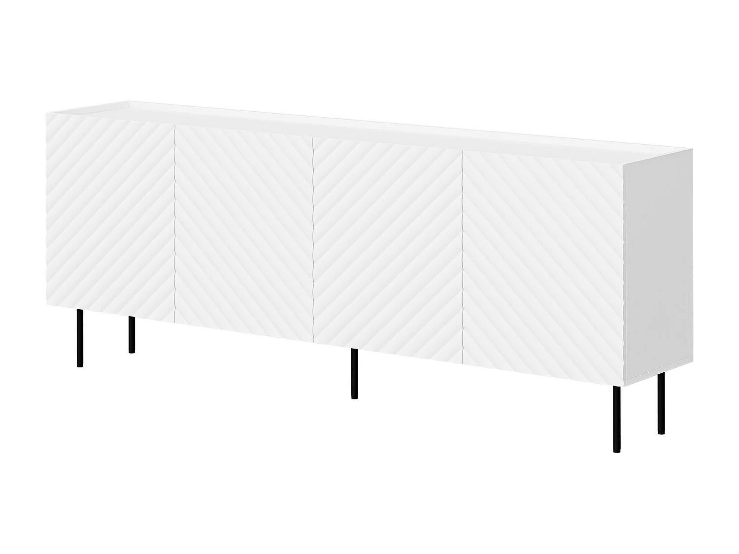 Armário Charlotte U101, Placa de aglomerado laminado, 80x200x40cm