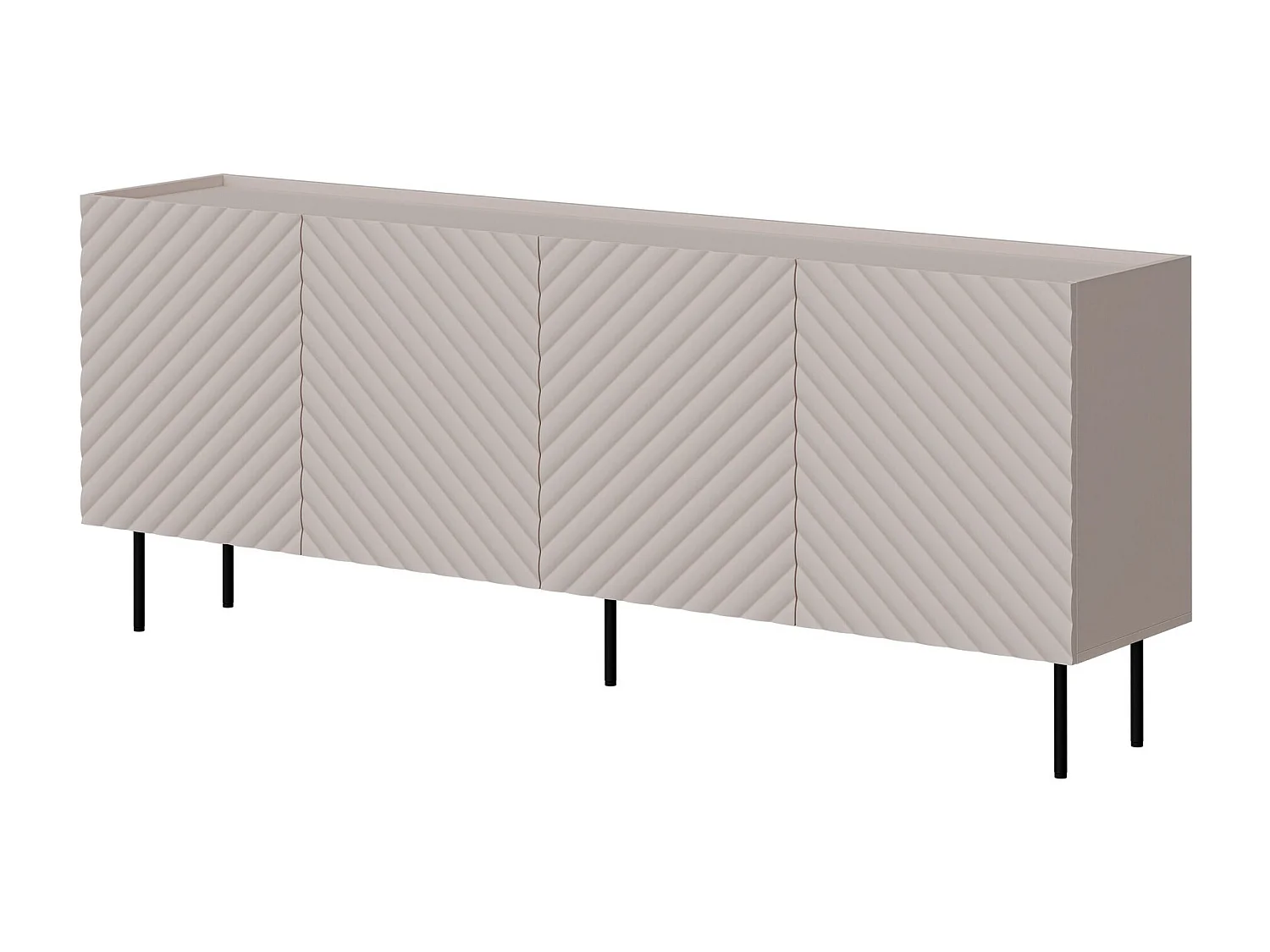 Armário Charlotte U101, Placa de aglomerado laminado, 80x200x40cm