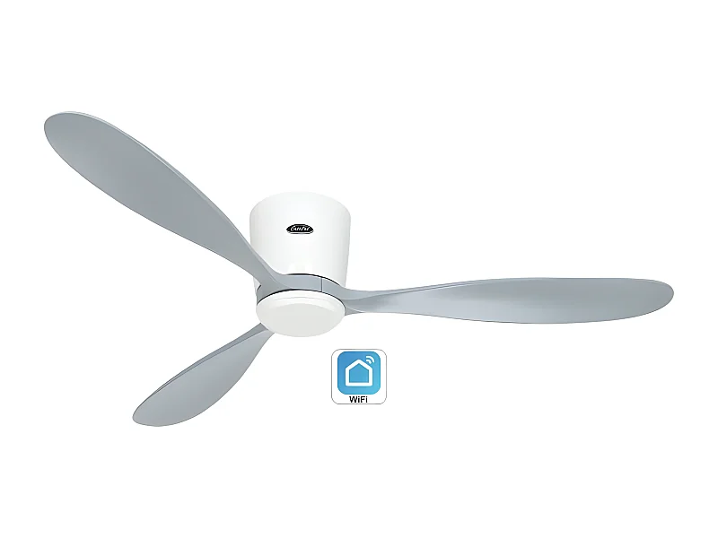 ECO PLANO WOOD 132, Ventilateur WiFi sans lumière, CasaFan