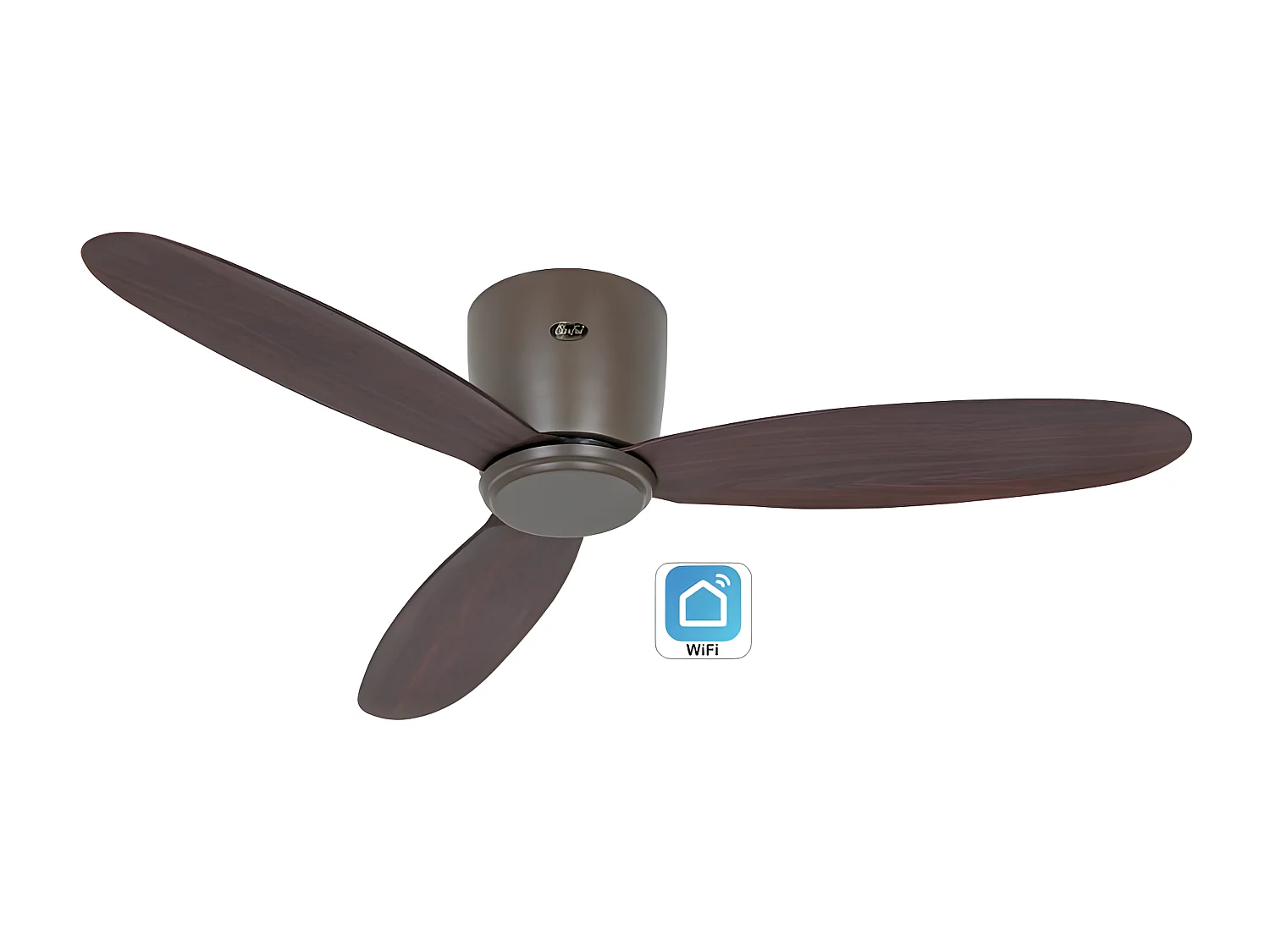 ECO PLANO 112, Ventilatore WiFi Senza Luce, CasaFan
