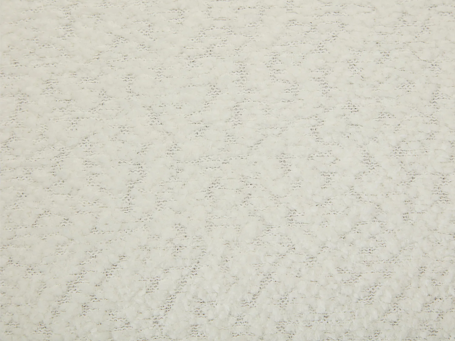 Stuhl mit Armlehnen 6er-Set - Bouclé-Stoff & goldfarbenes Metall - Weiß - PEGA von Pascal MORABITO