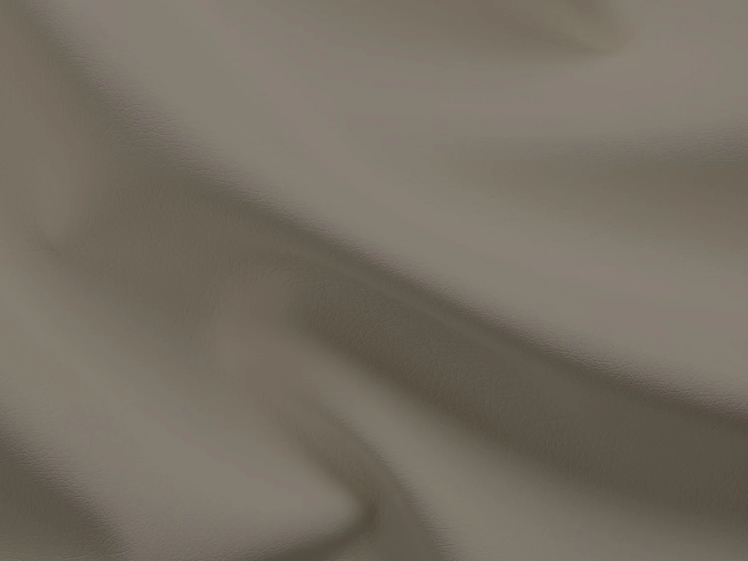 Canapé 3 places convertible express cuir de buffle taupe - Couchage 140 cm - Matelas 22 cm avec mémoire de forme - CALITO