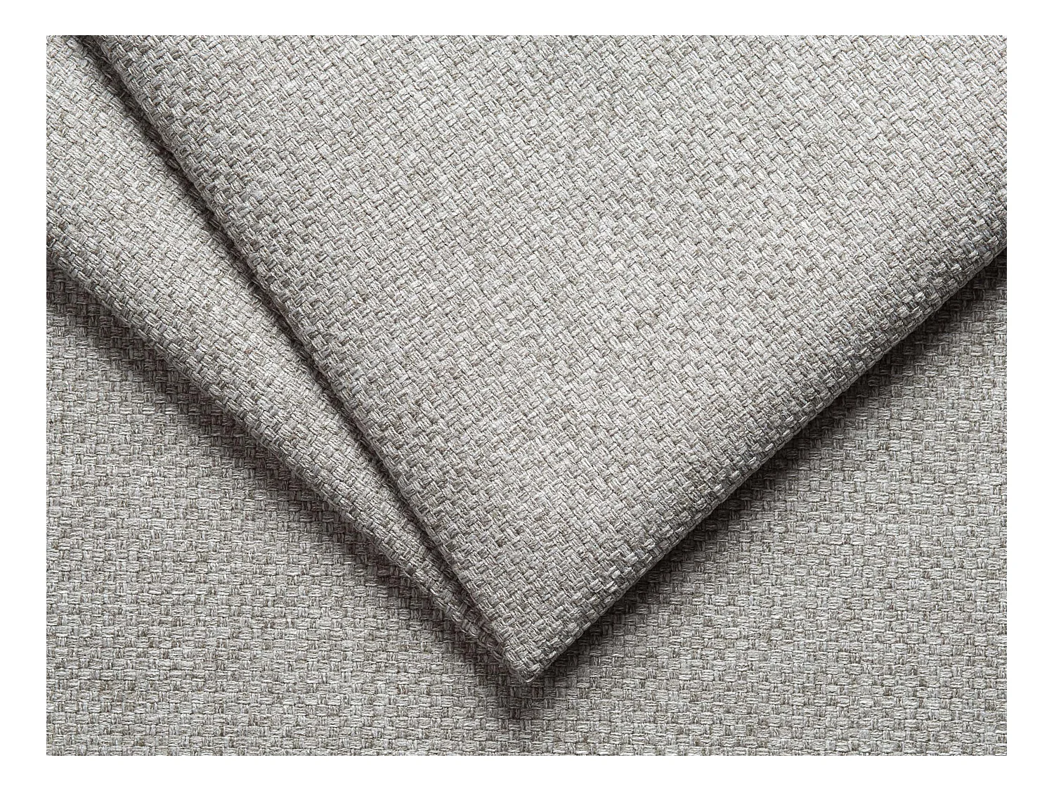 Fauteuil convertible express en tissu gris clair - Couchage 70 cm - Matelas 14 cm - CALITO