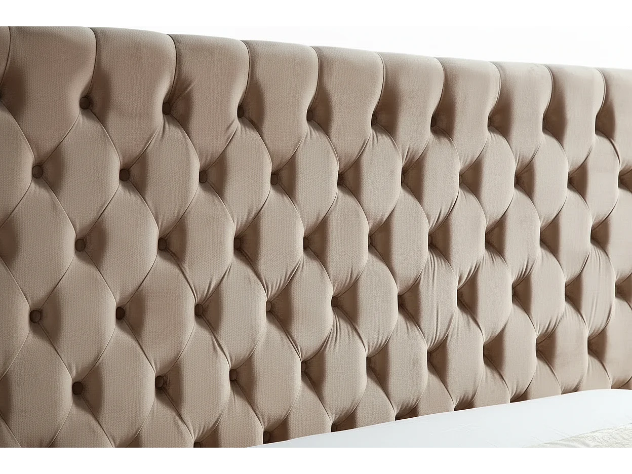 Cadre de lit double en velours 180x200 cm ROYAL