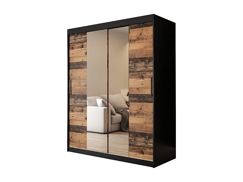 ARMADIO OLD STYLE 1 AD ANTE SCORREVOLI 200/150/62 3 porte