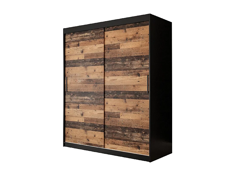 ARMOIRE OLD STYLE  À PORTES COULISSANTES 200/150/62 2 portes