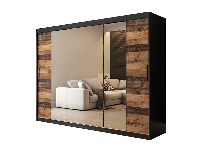 ARMARIO OLD STYLE DE PUERTAS CORREDERAS 200/250/62 2 puertas