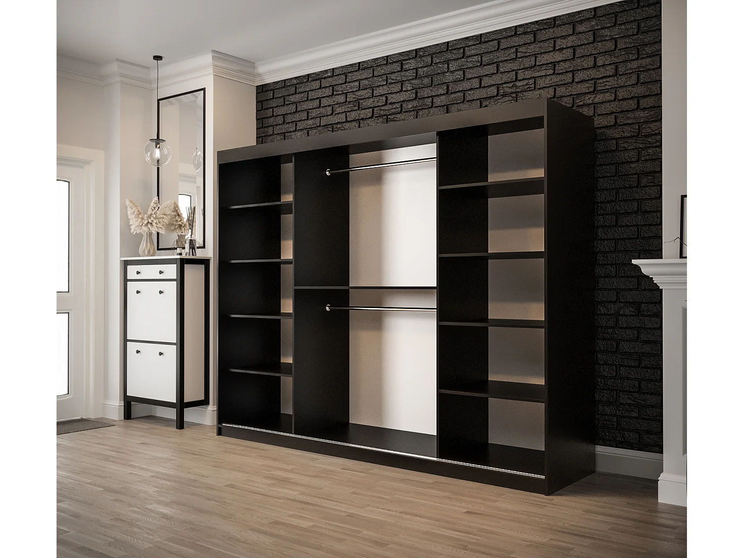 ARMARIO OLD STYLE DE PUERTAS CORREDERAS 200/250/62 2 puertas