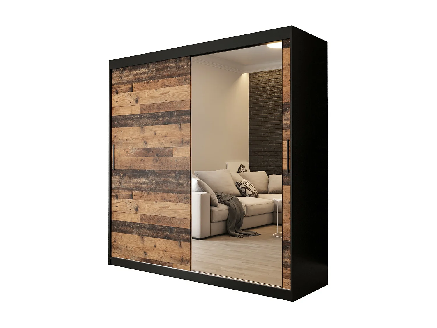 ARMARIO OLD STYLE DE PUERTAS CORREDERAS 200/200/62 2 puertas