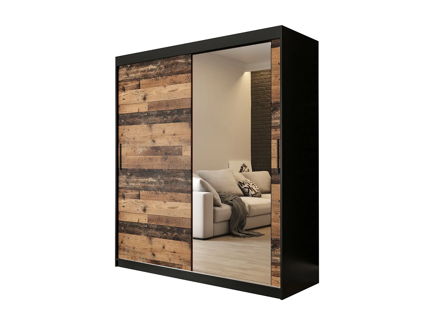 ARMARIO OLD STYLE DE PUERTAS CORREDERAS 200/180/62 2 puertas