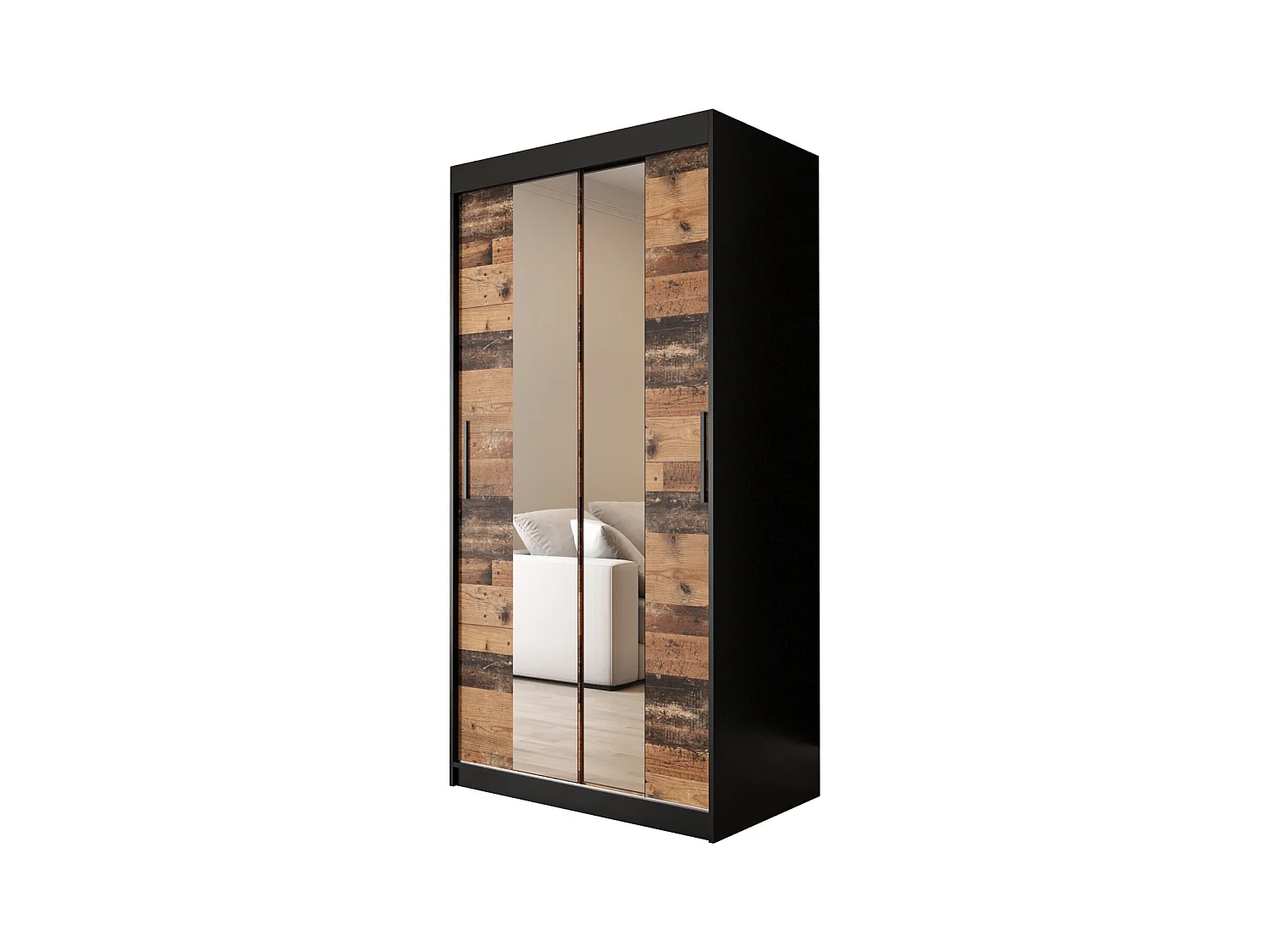 ARMOIRE OLD STYLE 1 À PORTES COULISSANTES 200/100/62 2 portes
