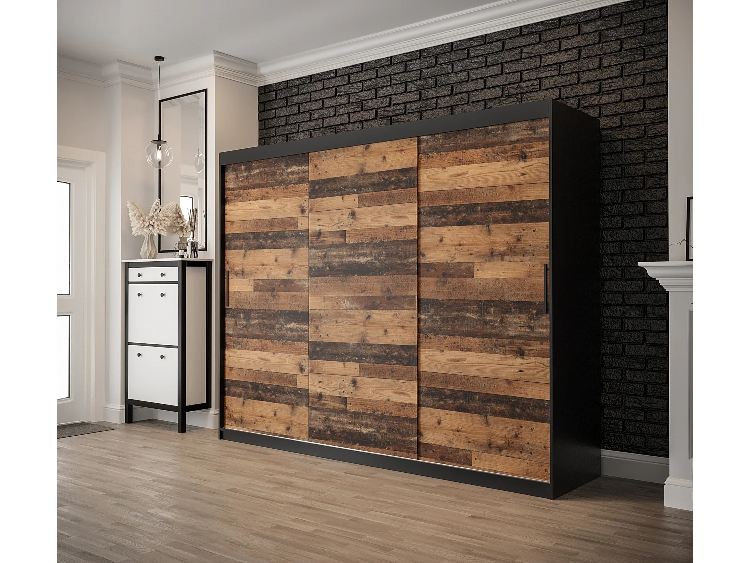 ARMARIO OLD STYLE DE PUERTAS CORREDERAS 200/250/62 3 puertas