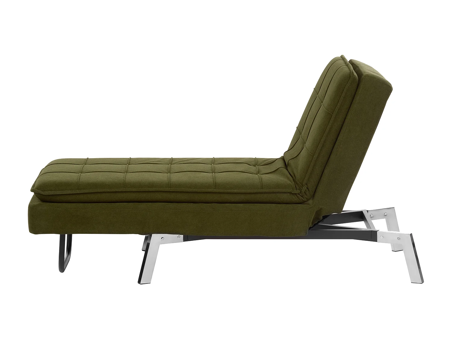 Chaise longue LOIRET Tecido Verde