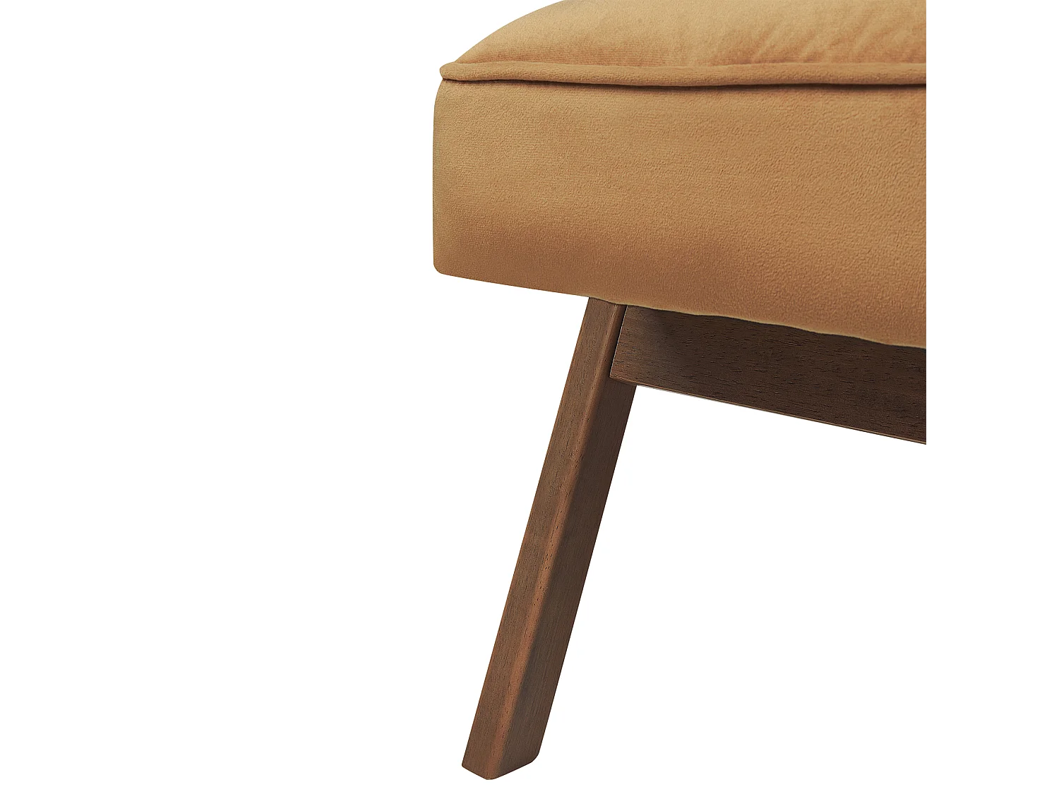 Fauteuil KISA Velours Marron