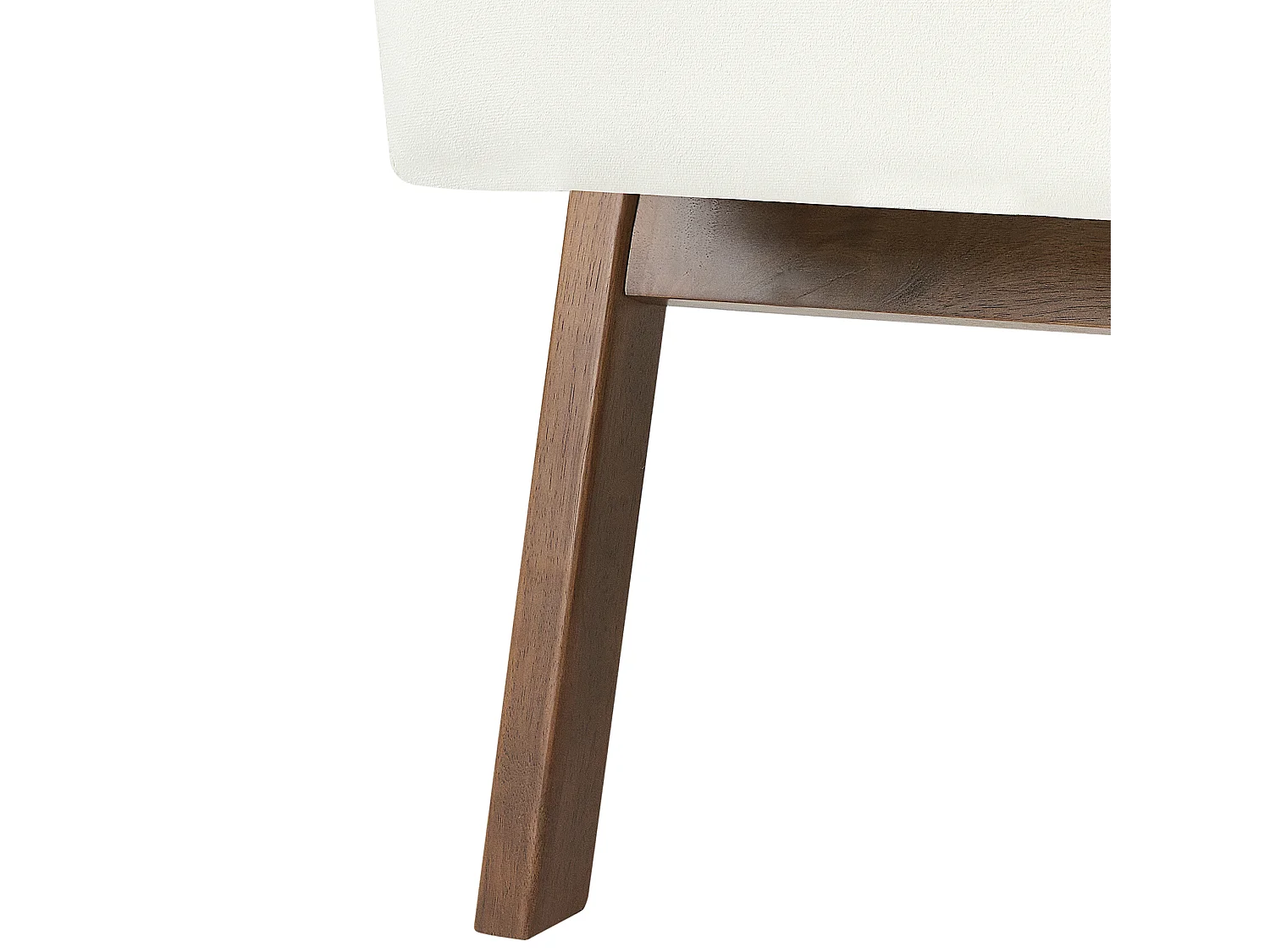 Poltrona KISA Veludo Branco creme